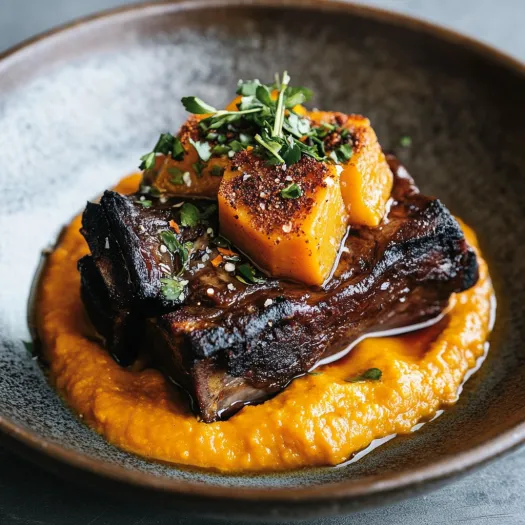 Prato com carne macia e vegetais cozidos.