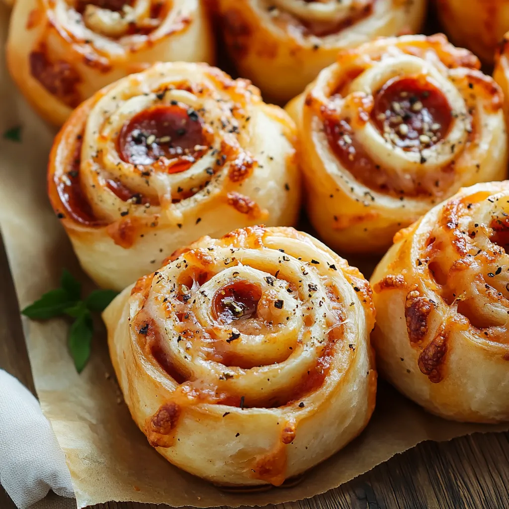 Homemade Pepperoni Pizza Rolls [145 Minutes]
