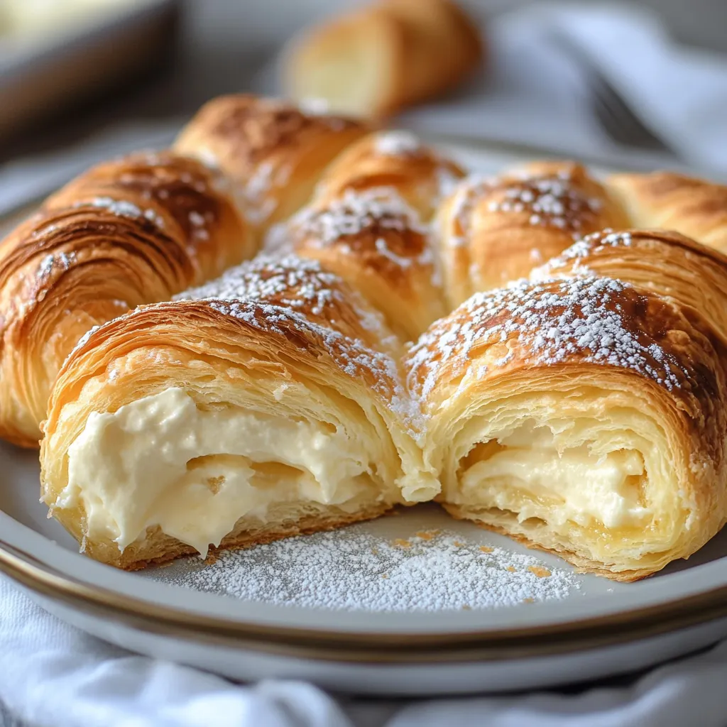 Deliciosos Folhados de Cheesecake