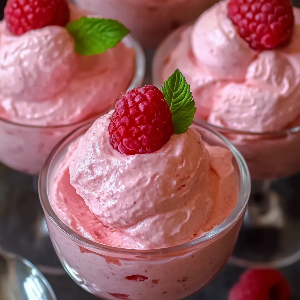 Deliciosa Mousse de Framboesa