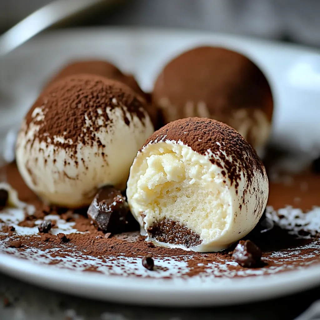 Um prato com gelado de chocolate e baunilha.