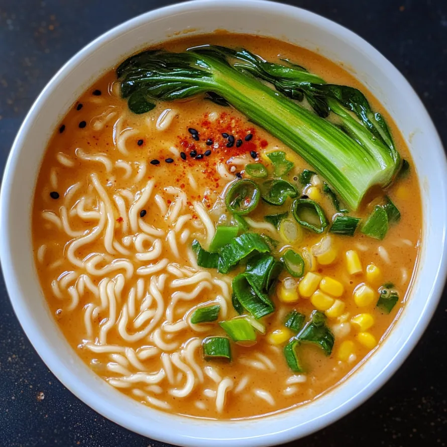 Uma tigela de sopa com massa e legumes.
