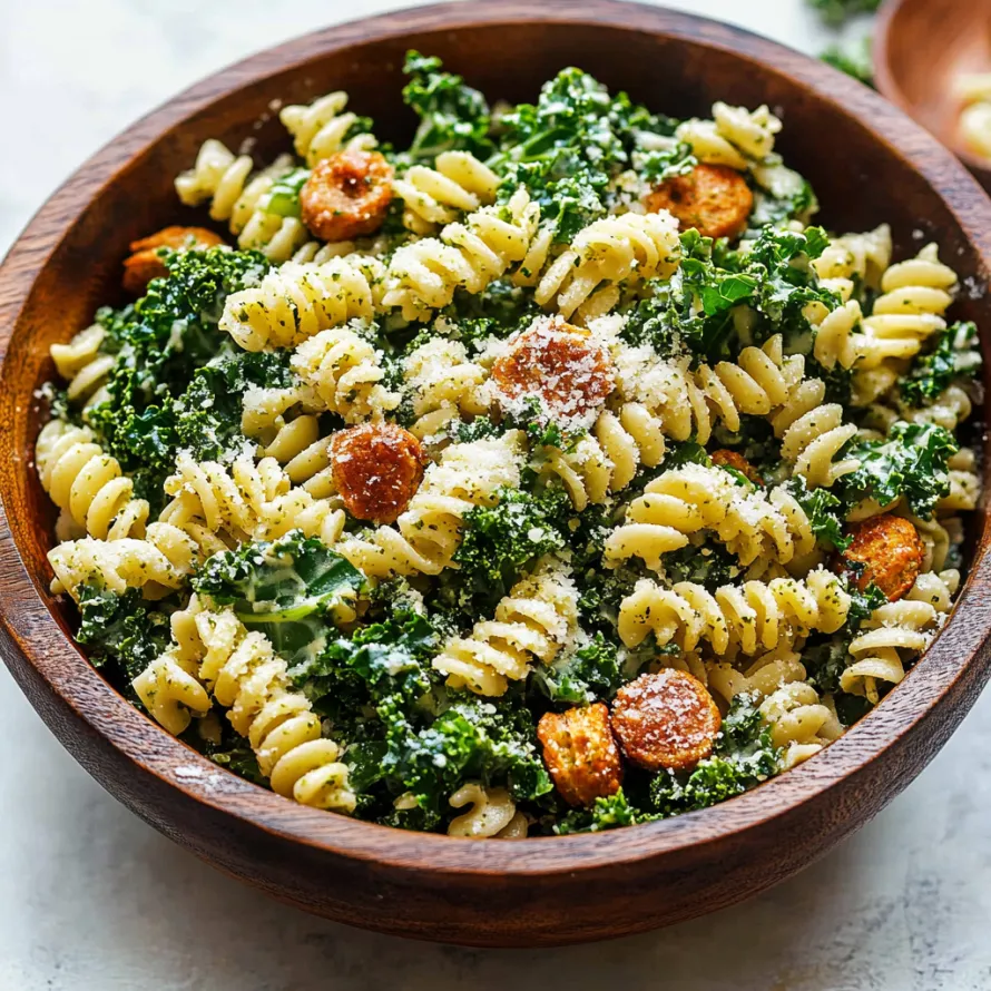 Uma tigela de macarrão com brócolis e queijo.