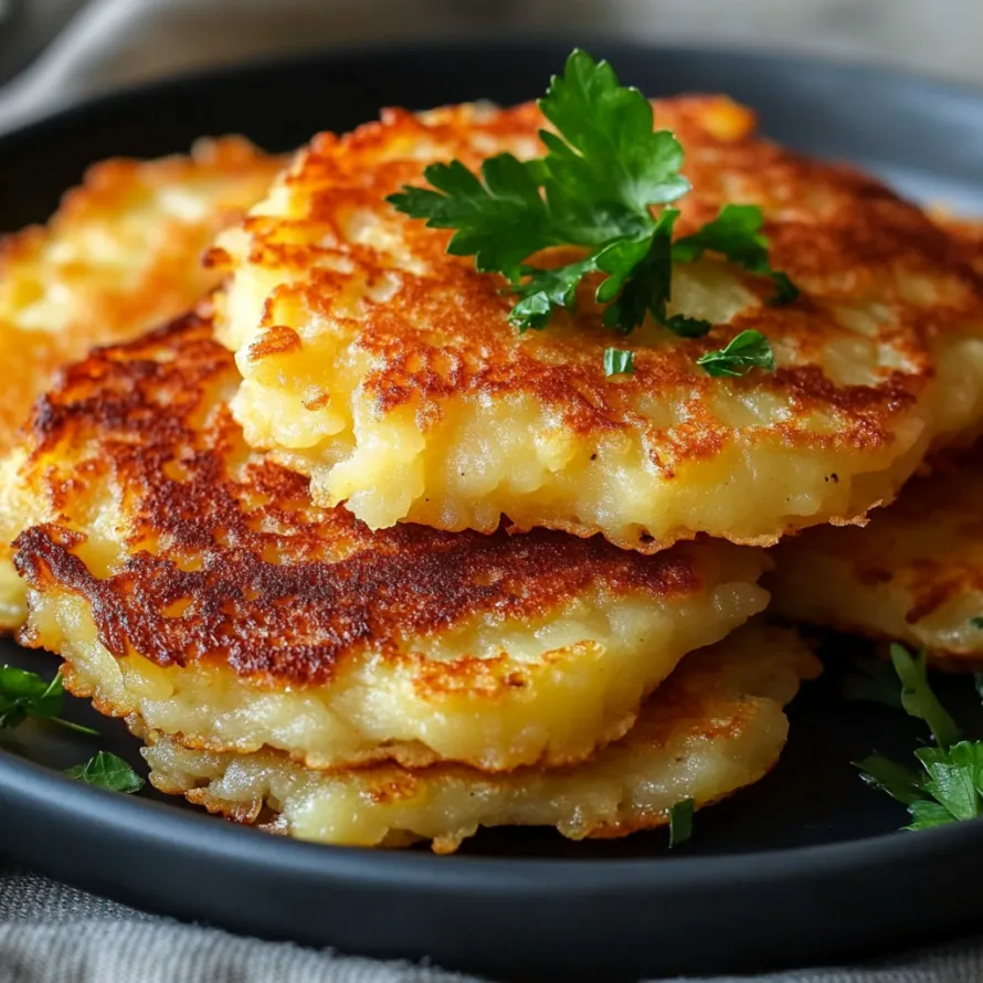 A plate of food with a green herb on top.
