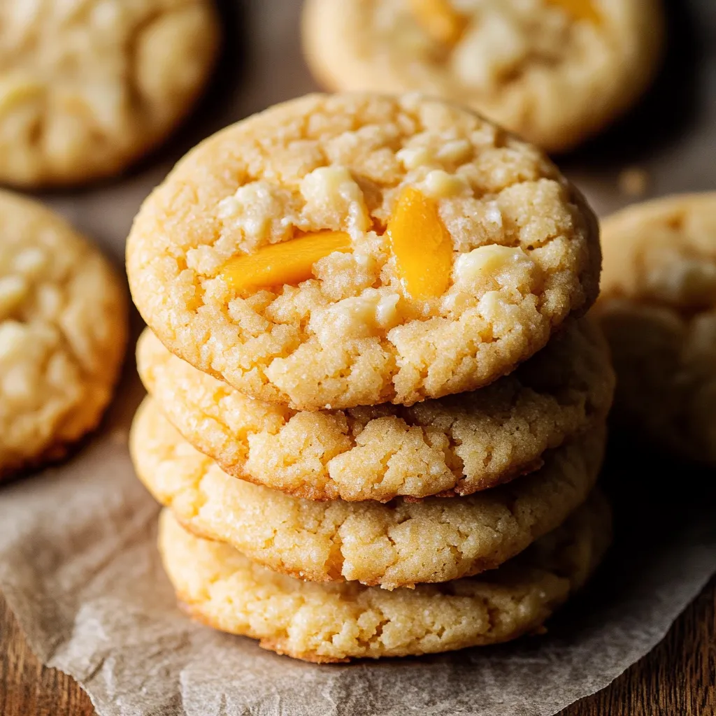 Uma pilha de biscoitos sobre uma mesa.