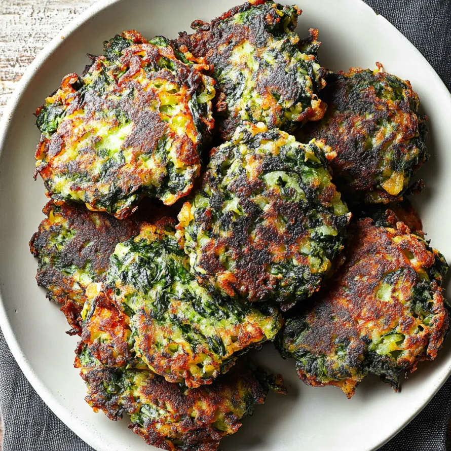 Um prato de comida com verduras.