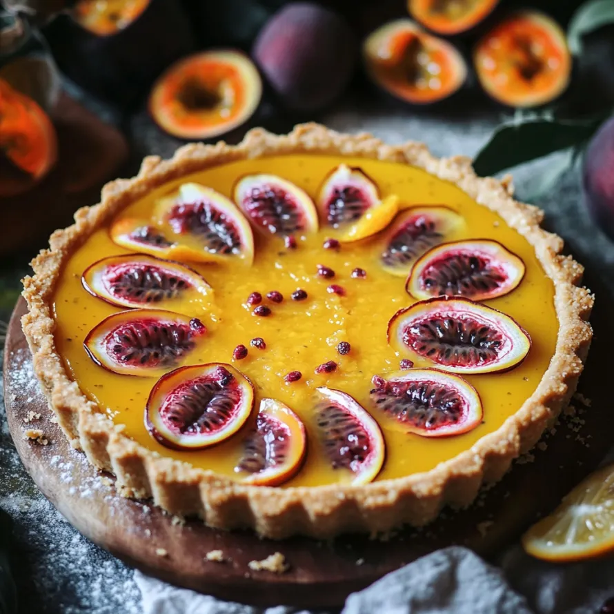 Uma fatia de torta de fruta com cobertura frutada.