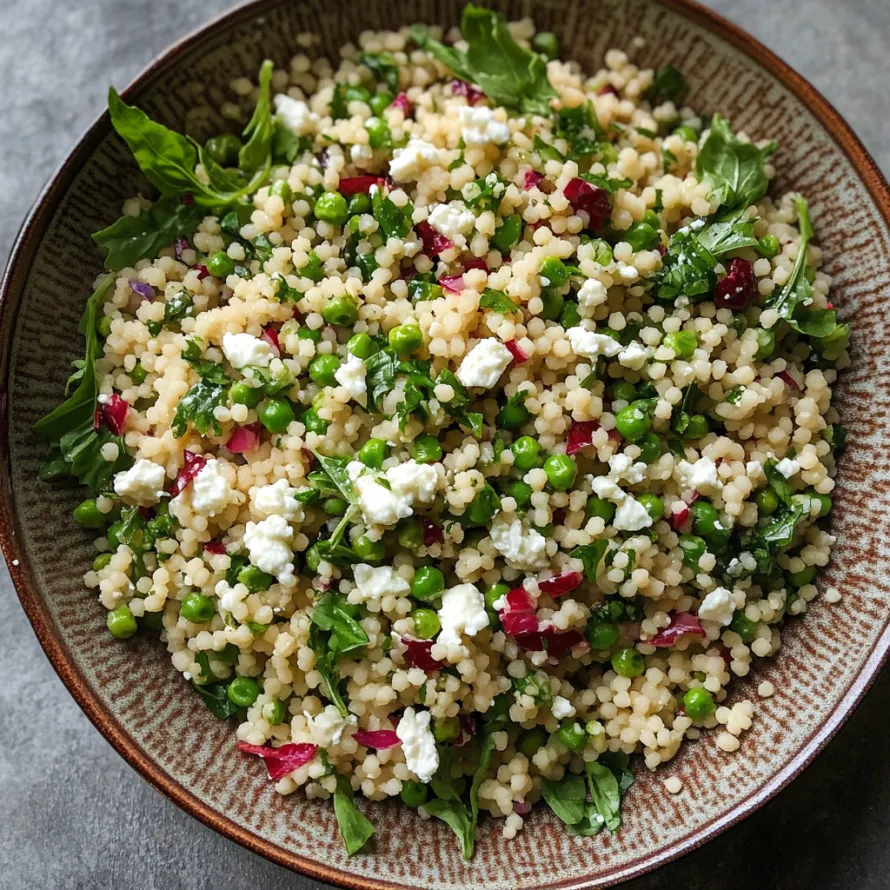 Uma tigela de arroz e vegetais.
