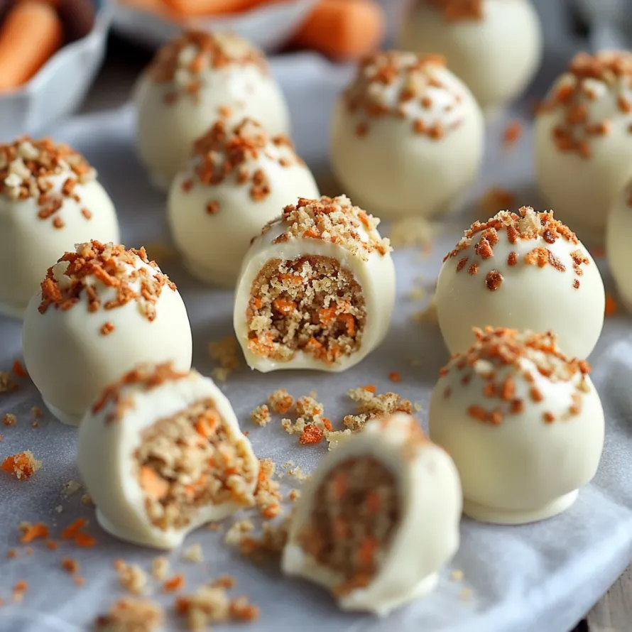 Um prato com bolinhos e uma cenoura.