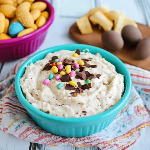 Uma tigela com comida, pepitas de chocolate e marshmallows.