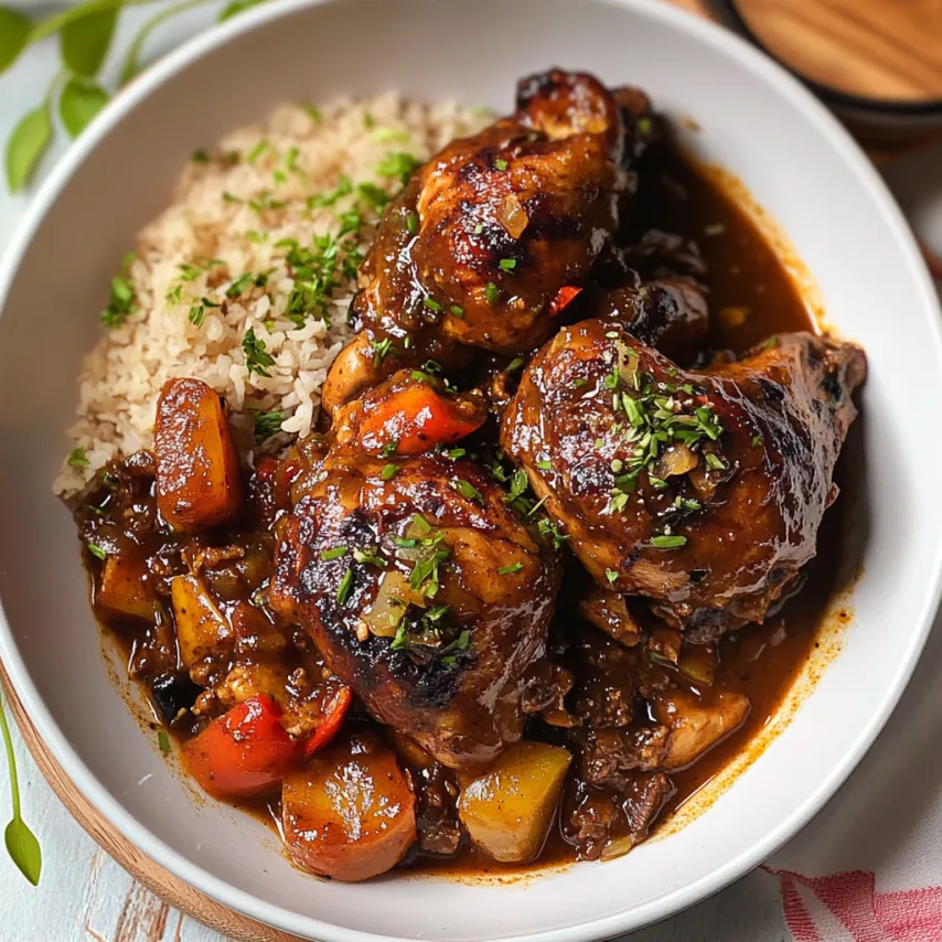 Uma tigela de arroz com carne.