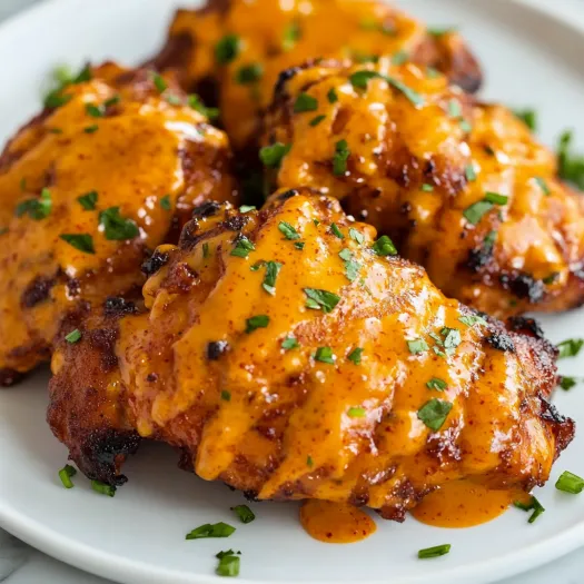 Prato com asas de frango e molho.