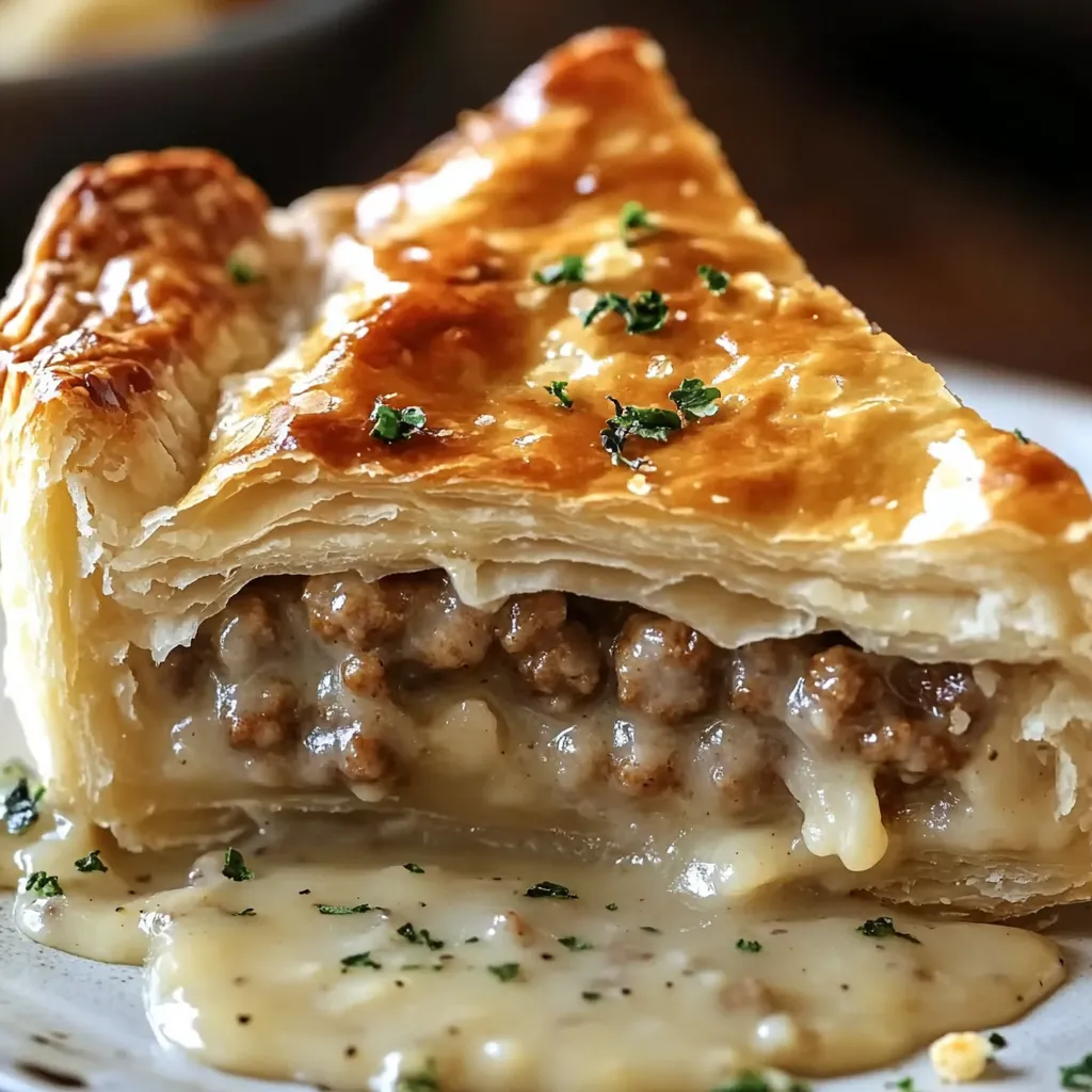 Torta Salsicha Folhada