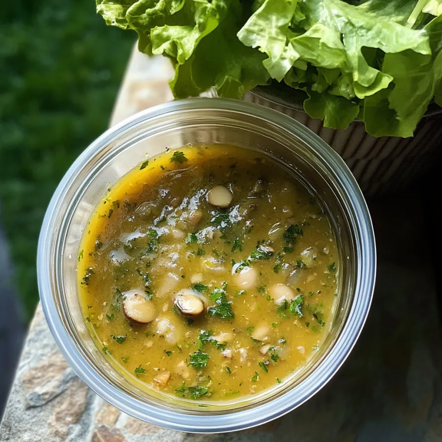 Uma taça de sopa com colher dentro.