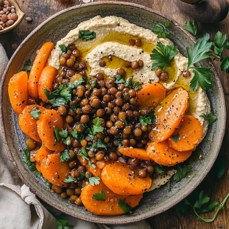 Tigela com cenouras e ervilhas.