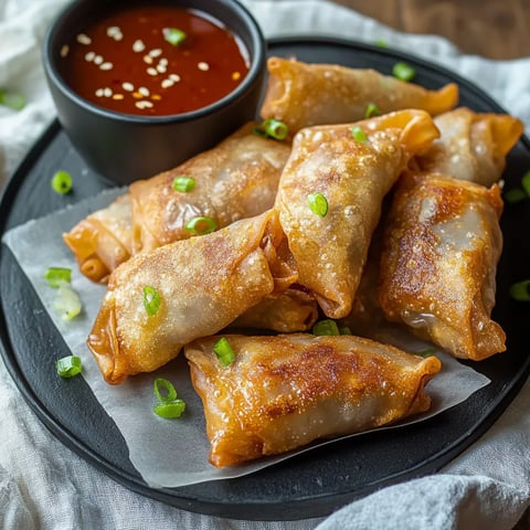 Dumplings Crocantes de Papel de Arroz
