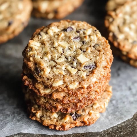 Uma pilha de biscoitos em uma bandeja.
